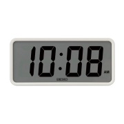 セイコーデジタル掛け置兼用時計　SEIKO　STANDARD Digital Clock SQ820W ホワイト