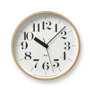 Lemnos　レムノス　電波掛け時計 Riki　CLOCK　RC　WR07-11φ254