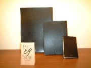 レザーＡ４日誌（ノート）Pelle Liscia 　ブラック