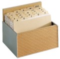 温かみを感じるメモカードホルダー A-Z　wood