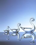 クリスタルガラス製白鳥 small　イタリアVilca