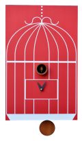 鳩時計　カッコーが鳴いて時刻を知らせます！　カッコークロック　イタリア・ピロンディーニGabbia202