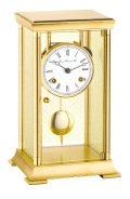 豪華なゴールドカラーデザインです！ヘルムレ（HERMLE）振り子置き時計   Lyon 22997-000131