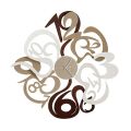 Arti e Mestieri 掛け時計　アルティ・エ・メスティエリ 2615-C40 corten/beige/white イタリア  Denver　壁掛け時計【送料無料】