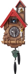 カッコークロック鳩時計　カッコーチロリアンR　4MJ732RH06　リズム時計　カッコーが鳴いて時刻を知らせます！　