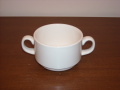 白いスープカップ　クラシックホワイトDUDSON
