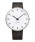 アルネ・ヤコブセン腕時計 ARNE JACOBSEN City Hall Watch Leather  40mm　53202-2001