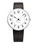 アルネ・ヤコブセン腕時計 ARNE JACOBSEN Station Watch Leather  34mm　53401-1601