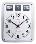 TWEMCOカレンダー時計　BQ-12Aホワイト　掛け時計