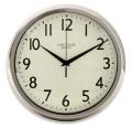 レトロ調でお洒落！ロジャーラッセルRogerLascelles社製　掛け時計　Retro Chrome Wall Clock With Sweep Seconds DECO-LASC-CHROME