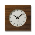 高級感あるウッドデザイン！Lemnos　レムノス　掛け時計 Iwai Wall Clock IC03-22　285×285ｃｍ