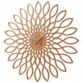 Karlsson　カールソン　ひまわり 掛け時計　Karlsson Wood Sunflower Clock　壁掛け時計　KA5394　wood ギフト　贈り物　お洒落