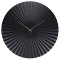 Karlsson　カールソン　掛け時計　Karlsson Sensu Clock Large - Black　ブラック　壁掛け時計　KA5658BK 【送料無料】
