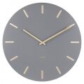 Karlsson　カールソン　掛け時計　Karlsson Charm Wall Clock - Grey　グレイ　壁掛け時計　KA5716GY【送料無料】