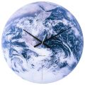 Karlsson　カールソン  地球クロック　掛け時計　Earth Glass Blue Tones 60 cm　KA5725【送料無料】