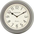 ロジャーラッセルRoger Lascelles社製　掛け時計　Lascelles Classic Wall Clock GREY 32cm ロジャーラッセル時計　LC-LASC-GREY