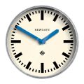 レトロなステーションクロック　Galvanised Wall Clock Blue Hands　NEW GATEニューゲート 掛け時計　LGWC-BH