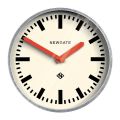 レトロなステーションクロック　Galvanised Wall Clock Red Hands　NEW GATEニューゲート 掛け時計　LGWC-RH