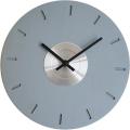 ロジャーラッセル掛け時計　RogerLascelles掛け時計 MODERN WOODEN WALL CLOCK WITH METAL DISK 　壁掛け時計　LMC-GREY-DISK