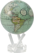 回り続ける不思議な地球儀 4.5"MOVA GLOBES 　ムーバグローブ　MG45GCT　  φ１１．４ｃｍ Cassini Terrestrial Green