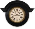 アンティーク調でお洒落！ロジャーラッセルRogerLascelles社製　Large Ornamental Chateau Clock Black 掛け時計　ORN-CACH-BG