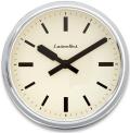 ロジャーラッセルRogerLascelles社製 Deep Retro Chrome Wall Clock 36cm掛け時計　RETRO-LONDON-CHROME