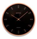 ロジャーラッセルRogerLascelles社製 MODERN ROSE GOLD CASE,　SMITHS BLACK DIAL WALL CLOCK 30cm SM-FIRECREST-RG