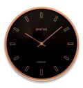 ロジャーラッセルRogerLascelles社製 MODERN ROSE GOLD CASE,　SMITHS BLACK DIAL WALL CLOCK 30cm SM-FIRECREST-RG