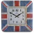 レトロ調でお洒落 ロジャーラッセル掛け時計　RogerLascelles　掛け時計　SQUARE TIN WALL CLOCK　UNION JACK 壁掛け時計　SQ-JACK