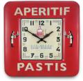 レトロ調でお洒落 ロジャーラッセル掛け時計　RogerLascelles　掛け時計　SQUARE TIN WALL CLOCK　BISTRO DESIGN　壁掛け時計　SQ-PASTIS