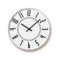 Lemnos　レムノス掛け時計 TIL16-01WH 　EKI CLOCK　エキクロック　ホワイト