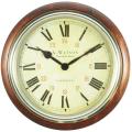 ロジャーラッセル RogerLascelles 掛け時計 CLASSIC WOODEN WALL CLOCK, WATSON DESIGN　２６．７cm　WR-WATSON-MAH