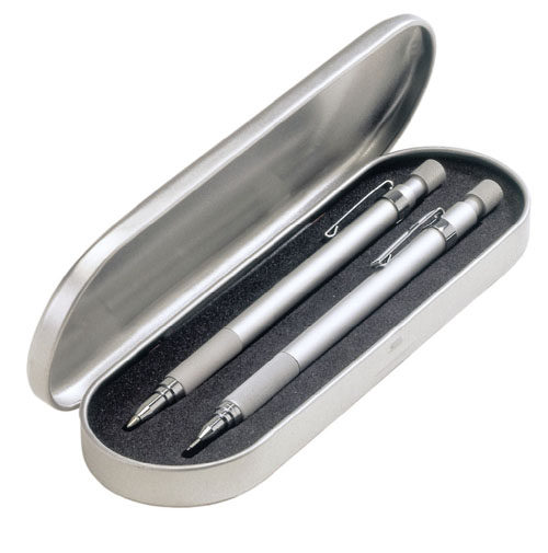スリムシルバーpen & pencil