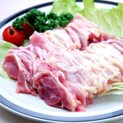 田舎鶏のスライス