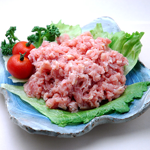 田舎鶏のミンチ
