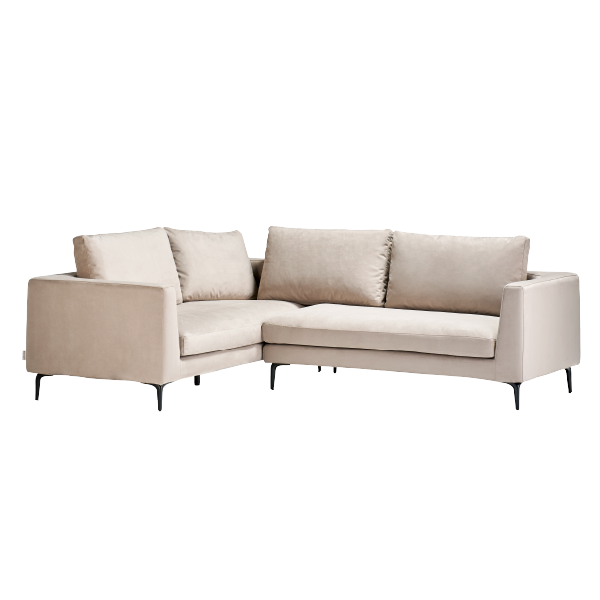 [arione] 3Pソファ＋２P片肘ソファ(向って右)　※背クッションM×1set、L×3set_側面_W1-110