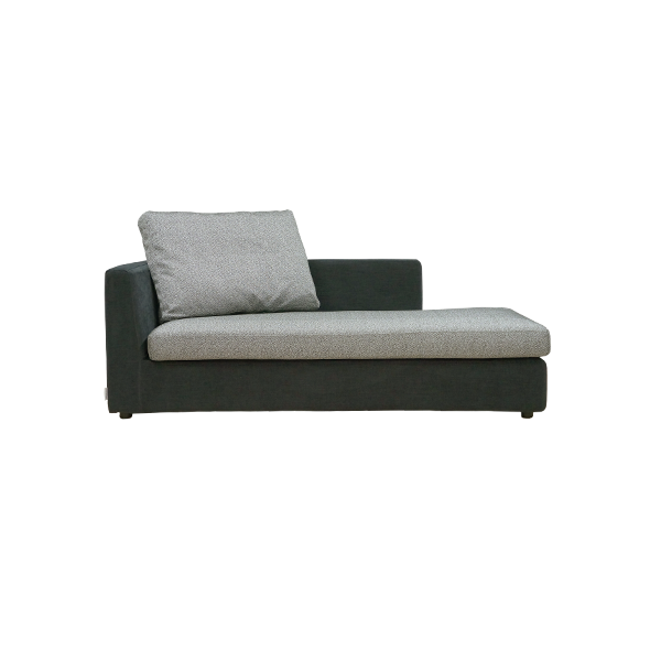 ☆左カウチソファ☆ miku] カウチ（向って右）・2P片肘ソファ（向って左）※クッションL×1set