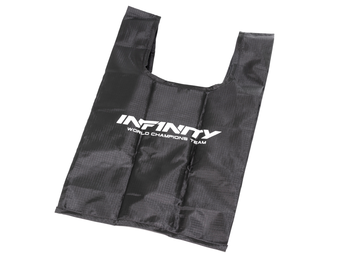 <A0078> INFINITY折りたたみトートバッグmini（ブラック）