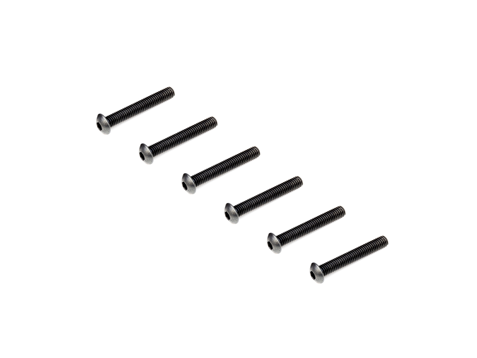 <B01320> M3x20mmボタンヘッドスクリュー（6個）