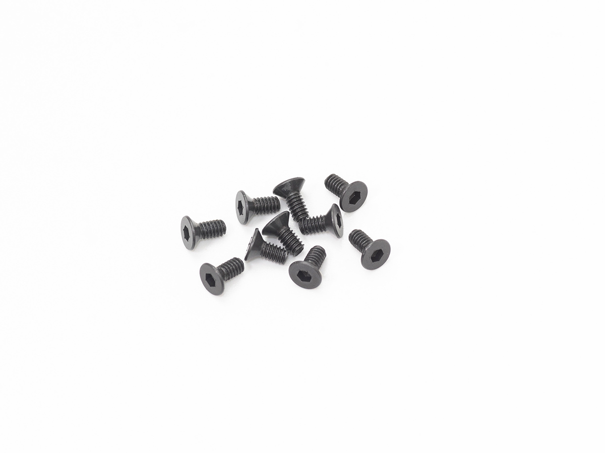 <B02205> M2x5mmフラットヘッドスクリュー（10個）