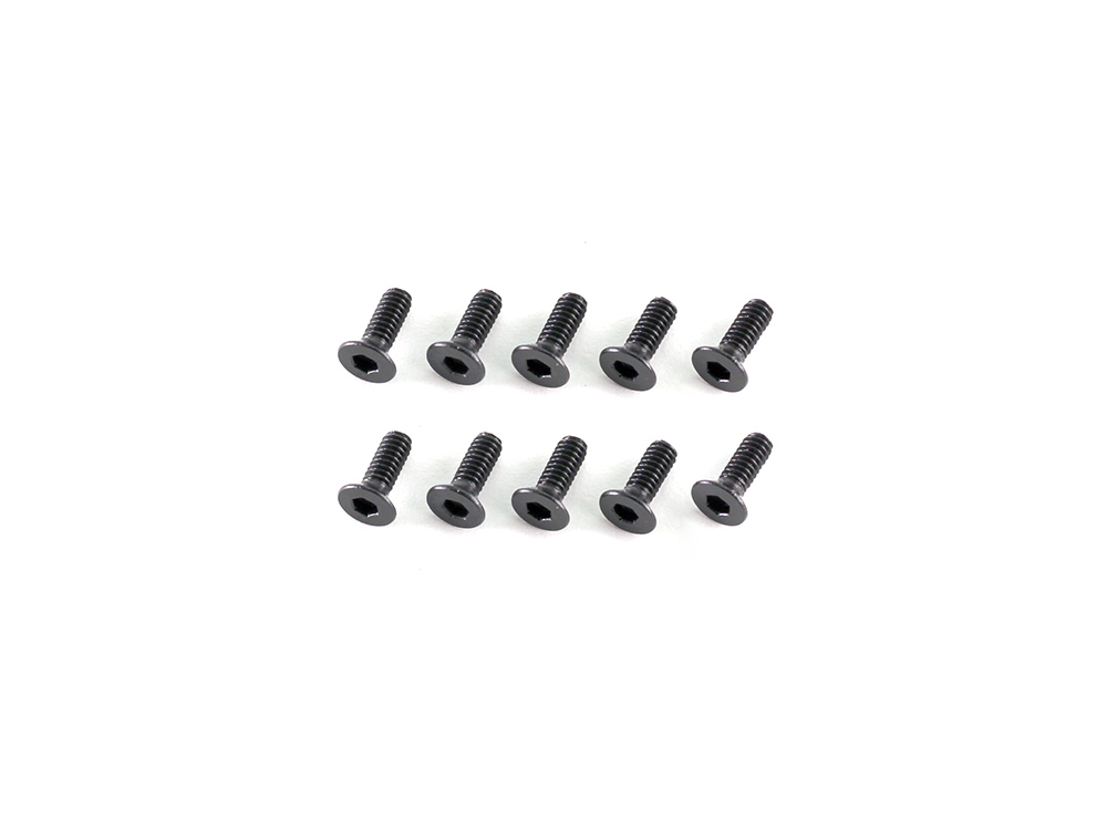 <B02206> M2x6mmフラットヘッドスクリュー（10個）