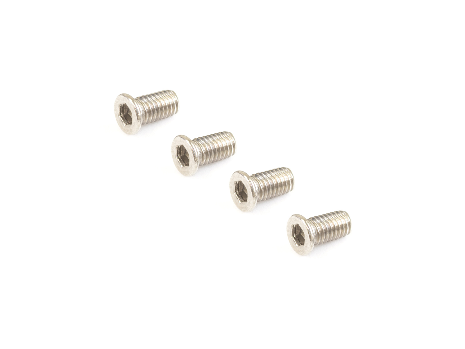 <B02306S> M3x6mmステンレス小径フラットヘッドスクリュー（4個）