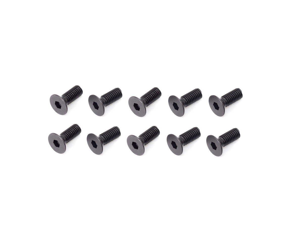 <B02308> M3x8mmフラットヘッドスクリュー（10個）