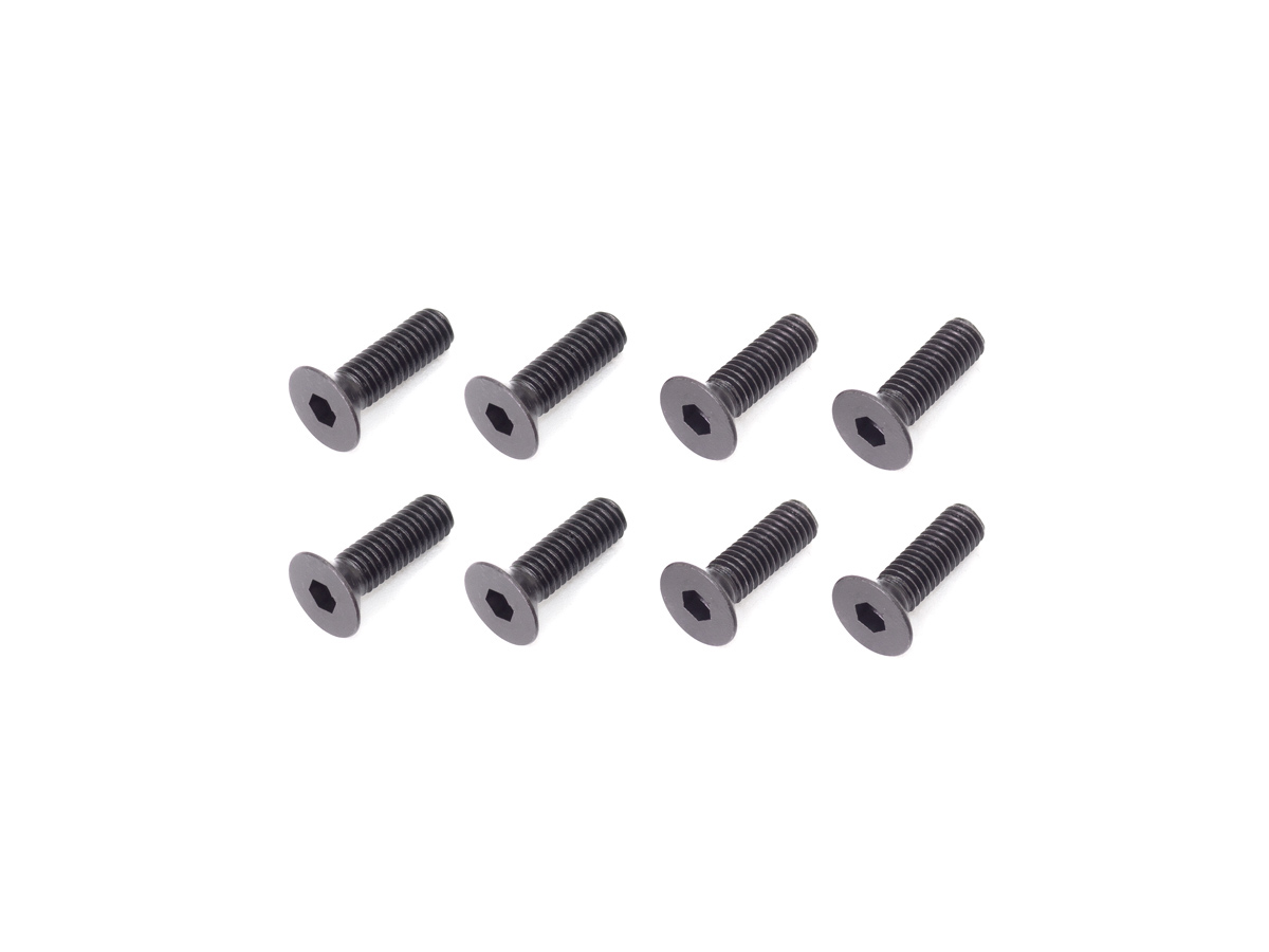 <B02310> M3x10mmフラットヘッドスクリュー（8個）