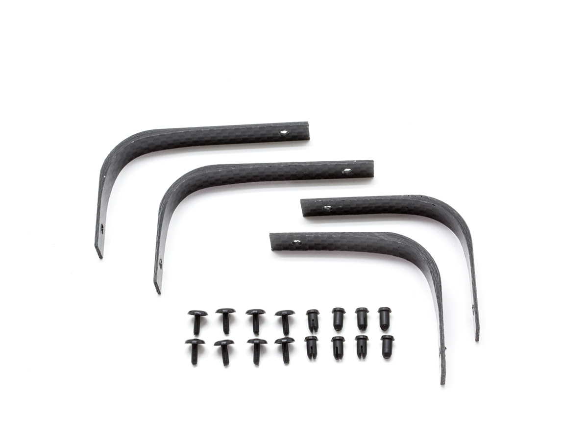 <R0223> ボディスティフナーLタイプ1/8レーシング用 （カーボングラファイト）