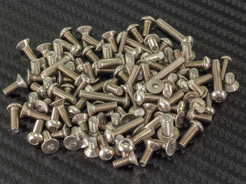 INFINITY IF18 TITANIUM SCREW SET(UPPER)