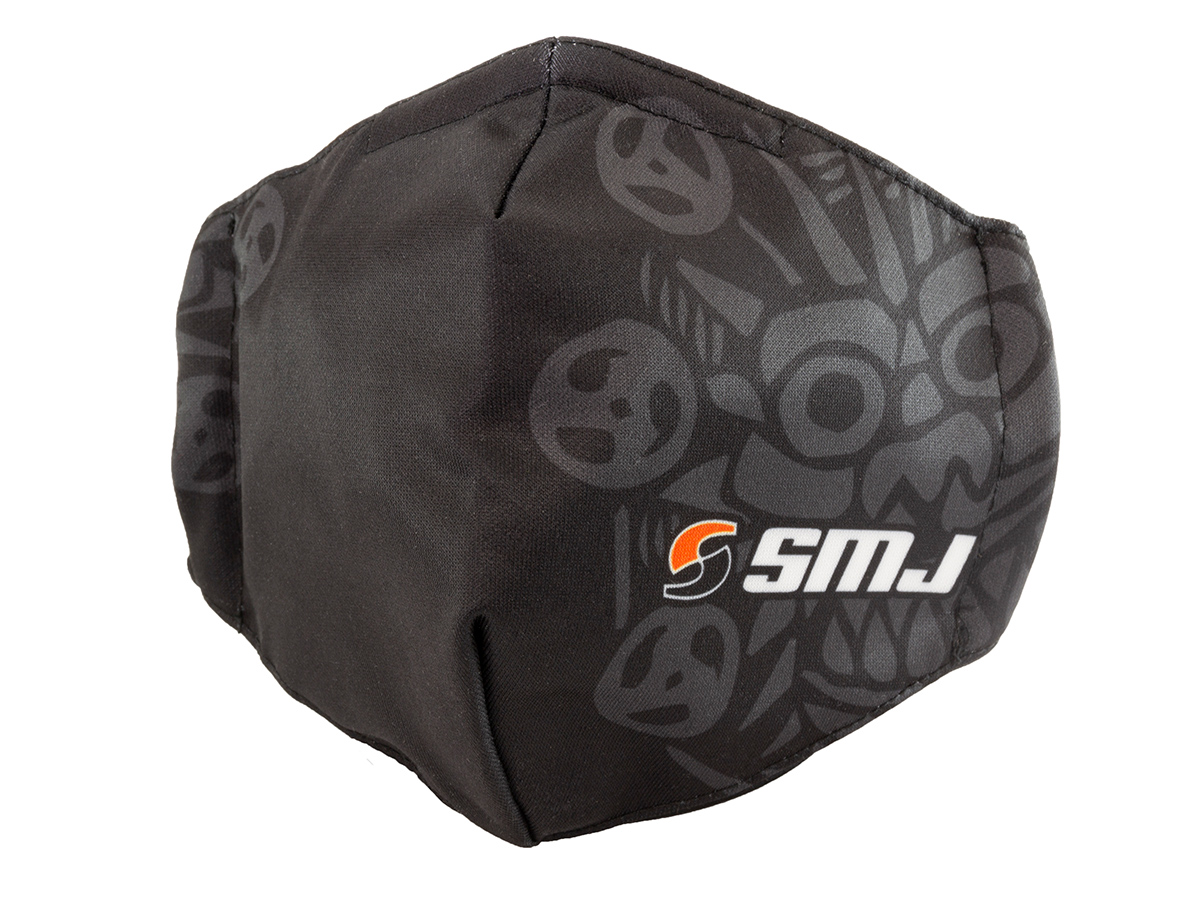 <SMJ1301> SMJ チームフェイスマスク（ブラック）