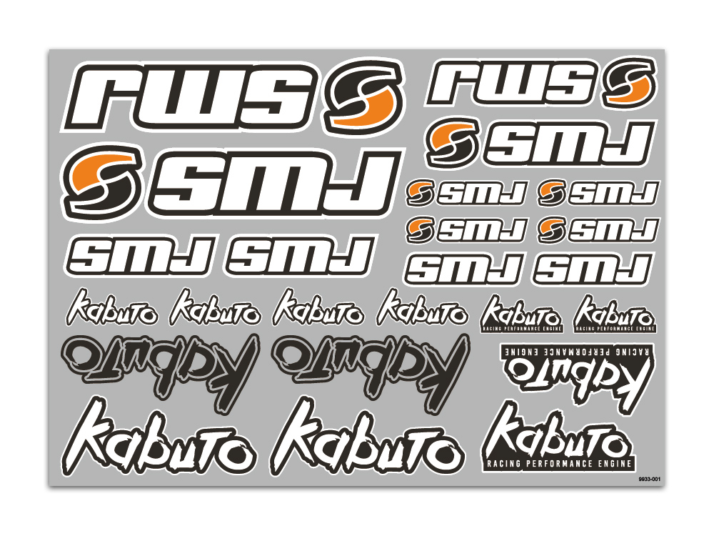 <SMJ9933> SMJ Kabuto ロゴデカール