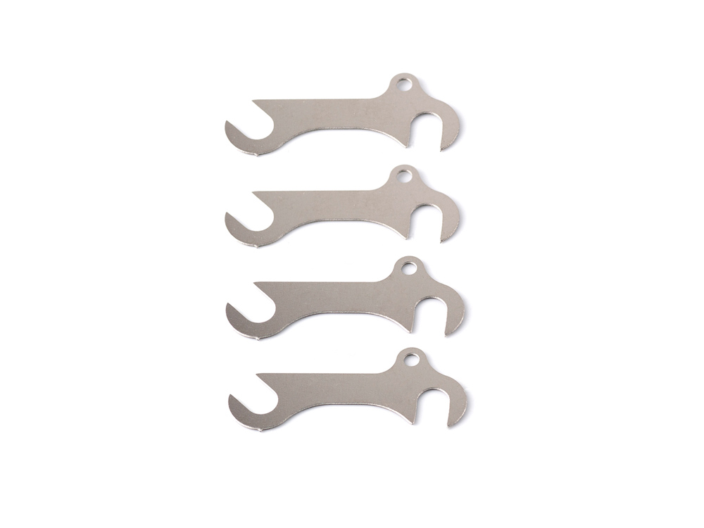 <T197-0.4> アッパーアームマウントスペーサー 0.4mm（4個）