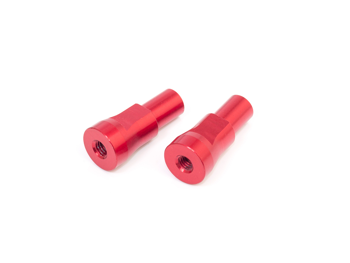 <T281> アルミステアリングポスト 17.5mm（2個）